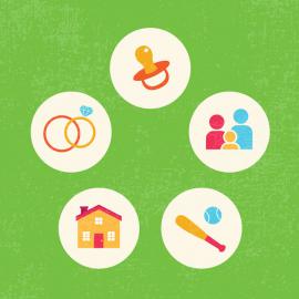 set of different family logos